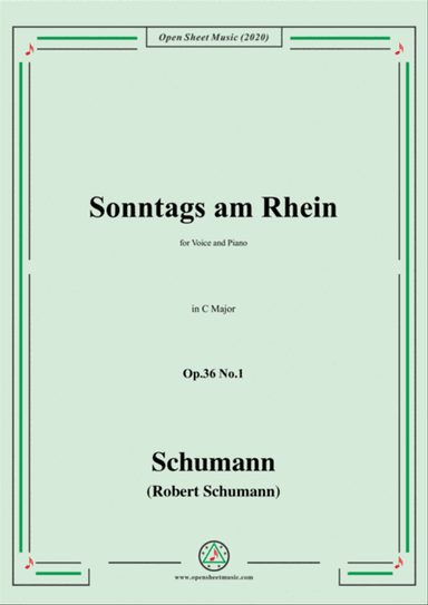 Schumann-Sonntags am Rhein,Op.36,No.1 in C Major