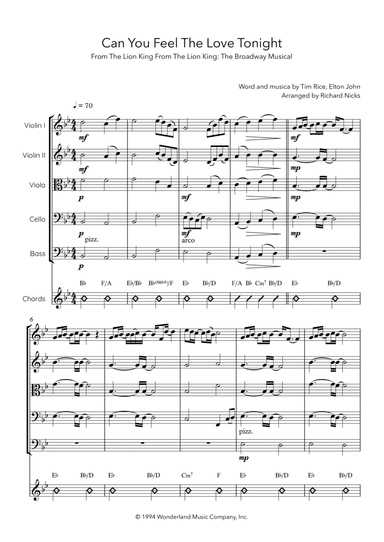 Can You Feel The Love Tonight