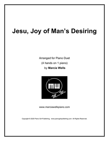 Jesu, Joy of Man's Desiring Piano Duet