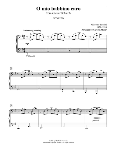 O mio babbino caro (from Gianni Schicchi) (arr. Carolyn Miller)