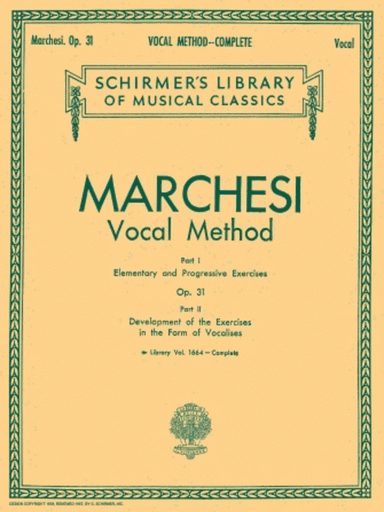 Vocal Method, Op. 31 (Complete)