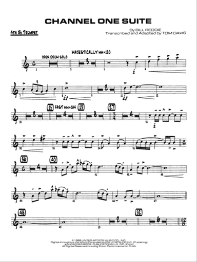Channel One Suite: 4th B-flat Trumpet