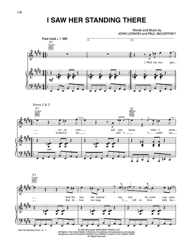 I Saw Her Standing There