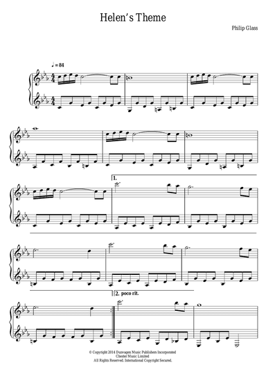 Helen's Theme (from Candyman Suite)