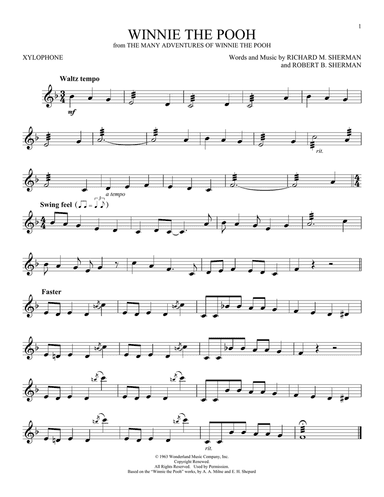 Winnie The Pooh (from The Many Adventures Of Winnie The Pooh)