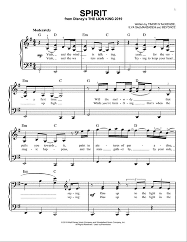 Spirit (from The Lion King 2019)