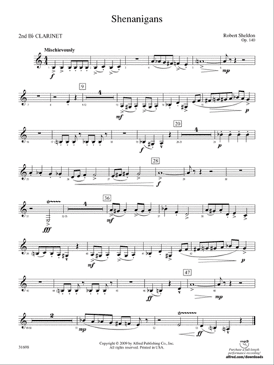 Shenanigans: 2nd B-flat Clarinet