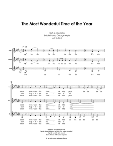 The Most Wonderful Time Of The Year
