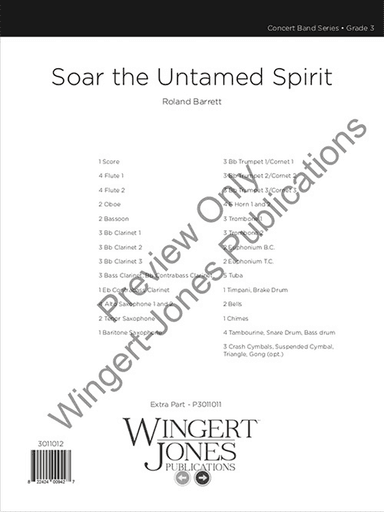 Soar The Untamed Spirit - Full Score