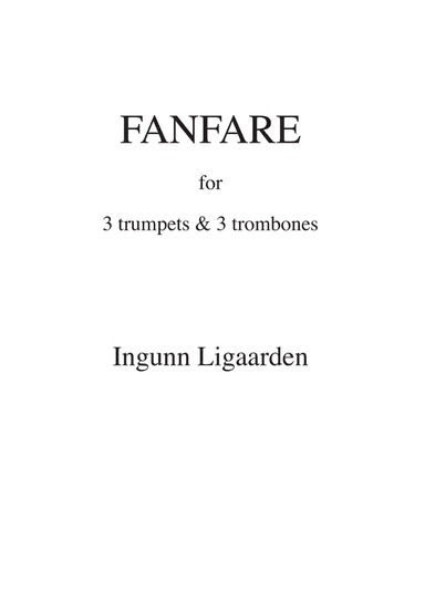 Fanfare - 3 trumpets & 3 trombones