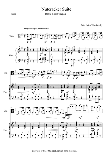 Nutcracker Op.71a - Danse Russe - Trepak