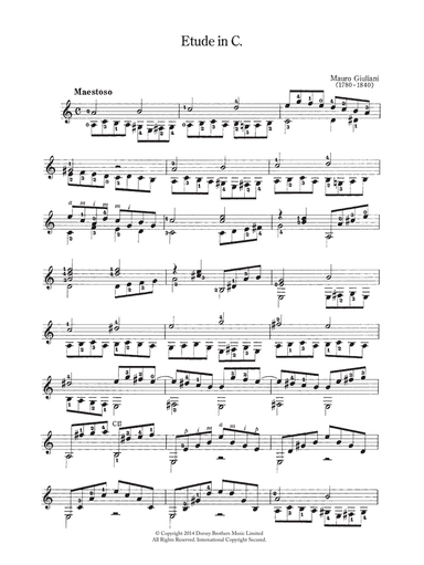Etude In C