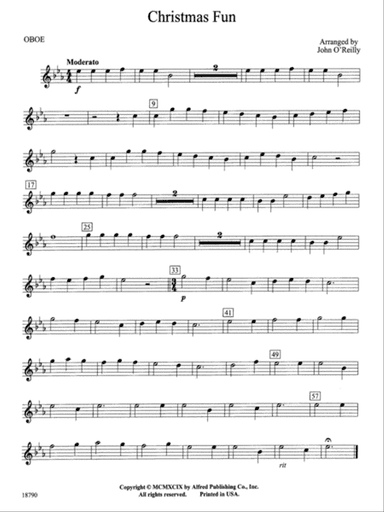 Christmas Fun: Oboe