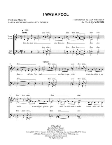 I Was A Fool To Let You Go