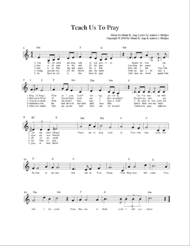 Teach Us To Pray