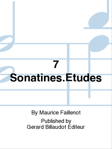 7 Sonatines.Etudes