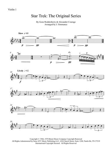 Theme From "star Trek(r)"