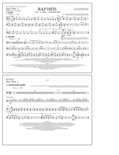 Rap Hits (Low, Yeah!, Industry Baby) - Aux. Perc. 1