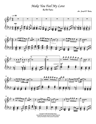 To Make You Feel My Love