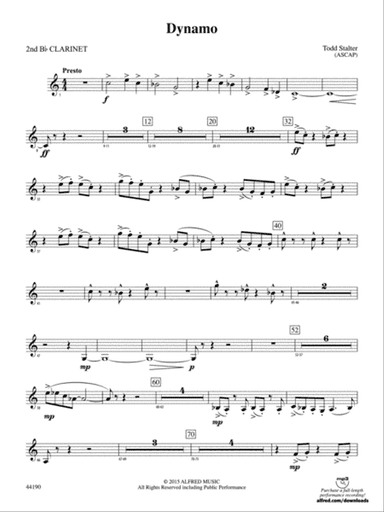 Dynamo: 2nd B-flat Clarinet