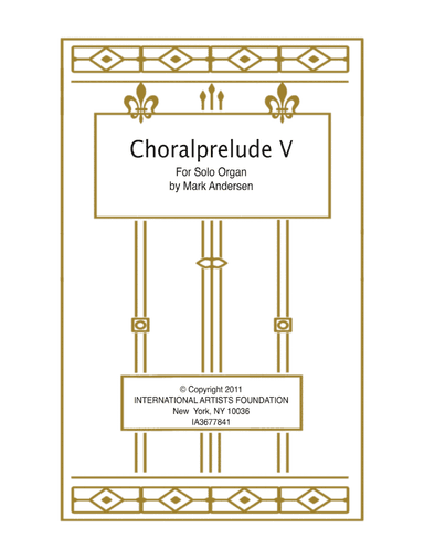Choralprelude V for Solo Organ