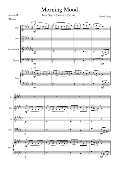 Morning Mood (Peer Gynt Suite N.1, Op 46)