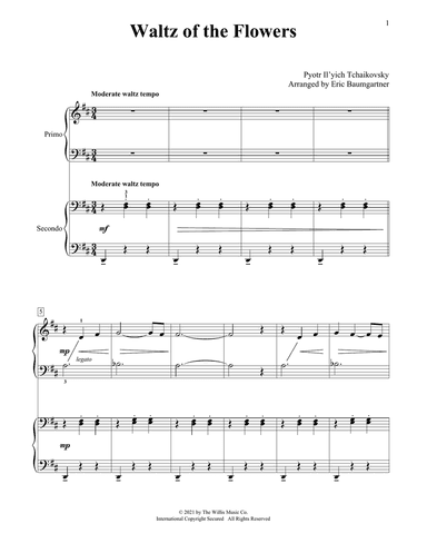 Waltz Of The Flowers (from The Nutcracker) (arr. Eric Baumgartner)