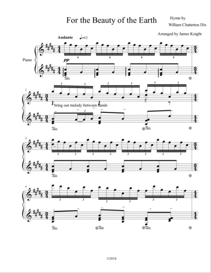 For the Beauty of the Earth