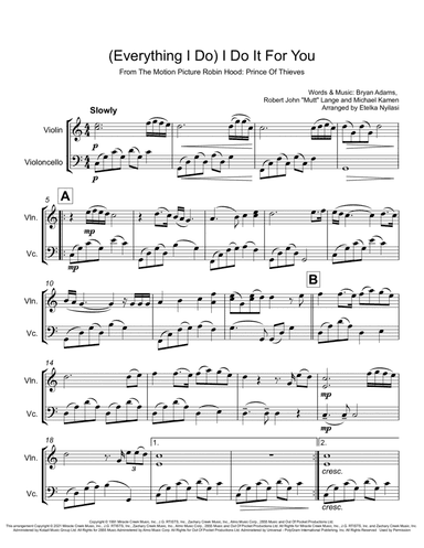 (everything I Do) I Do It For You