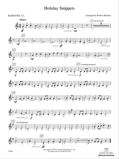 Holiday Snippets: Baritone T.C.