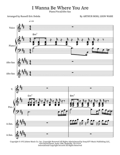 I Wanna Be Where You Are