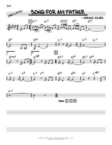 Song For My Father (arr. Jack Grassel)