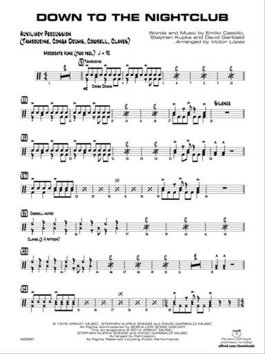 Down to the Nightclub: Auxiliary Percussion