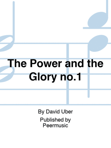 The Power and the Glory no.1