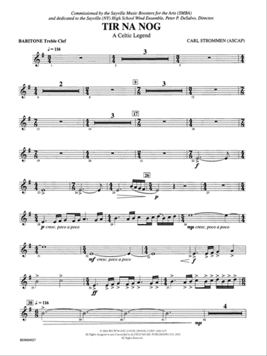 Tir Na Nog (A Celtic Legend): Baritone T.C.