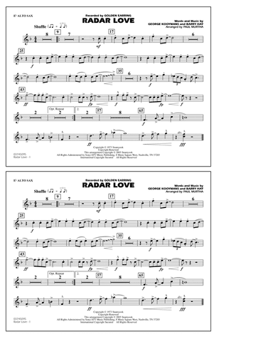 Radar Love (arr. Paul Murtha) - Eb Alto Sax