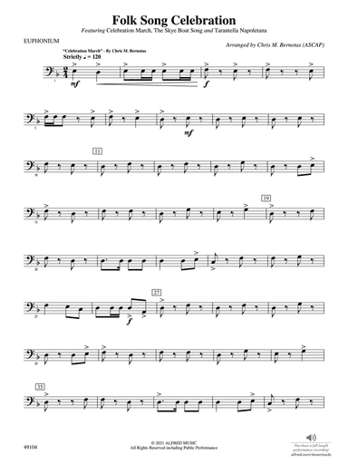 Folk Song Celebration: Baritone B.C.