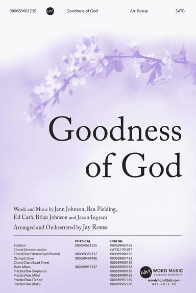 Goodness of God - CD Choral Trax