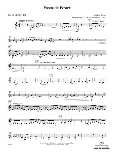 Fantastic Foster: 2nd B-flat Clarinet