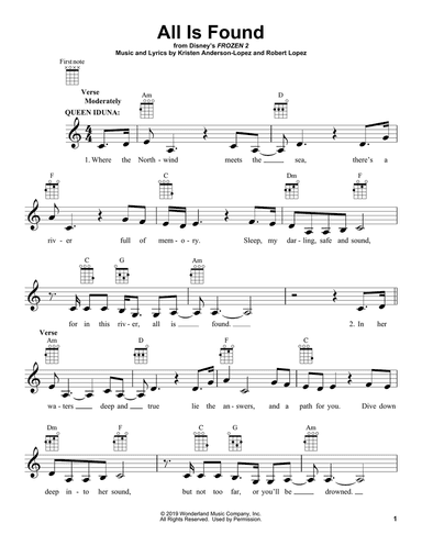 All Is Found (from Disney's Frozen 2)