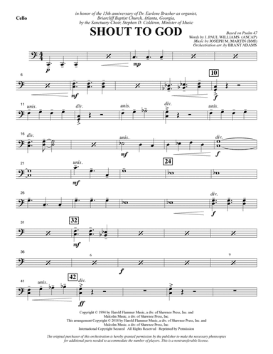 Shout to God - Cello