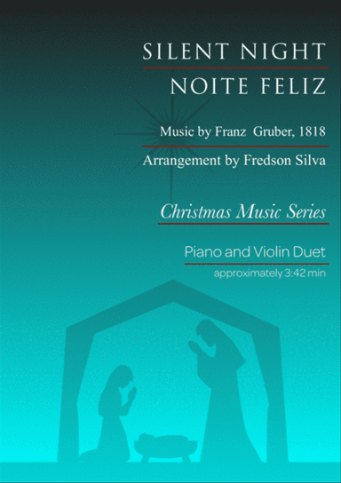 Silent Night for Piano and Violin Duet
