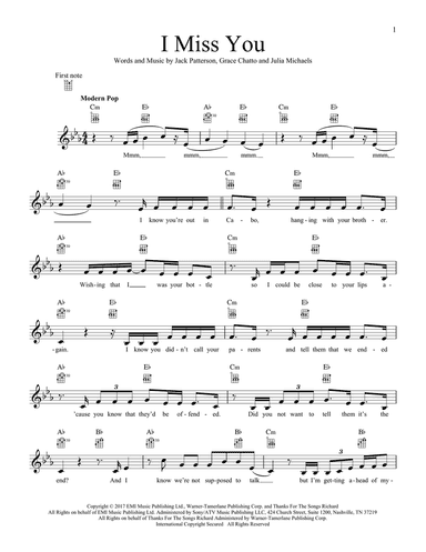 I Miss You (feat. Julia Michaels)