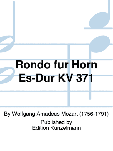 Rondo for horn in E-flat major KV 371