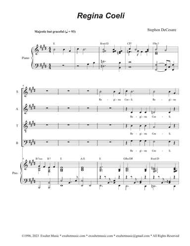 Regina Coeli (SATB)
