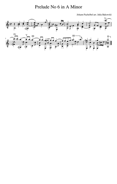 Prelude in A Minor