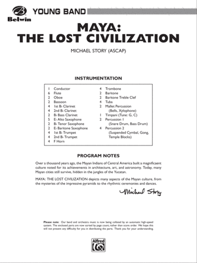 Maya: The Lost Civilization: Score