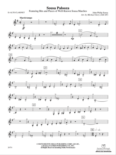Sousa Palooza: E-flat Alto Clarinet