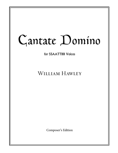 Cantate Domino