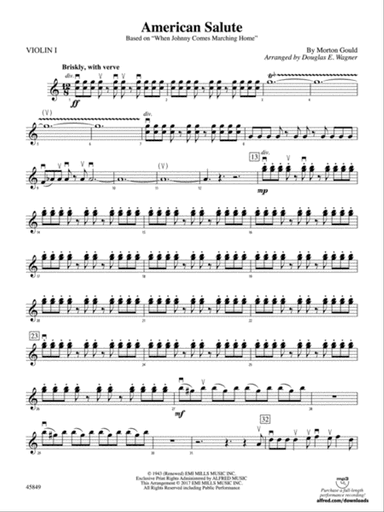 American Salute: 1st Violin